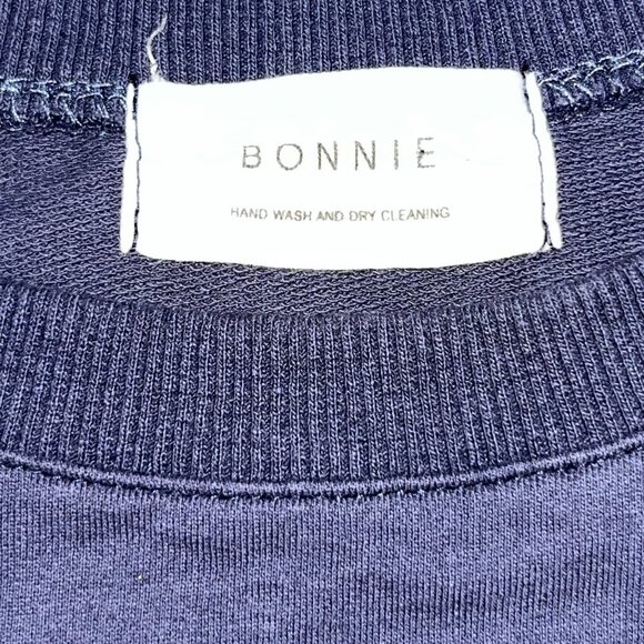 BONNIE DESIGNER INSPIRED DESIGNER TEE SHIRT - NAVY BLACK TULLE with GIANT PEARLS - Picture 4 of 5